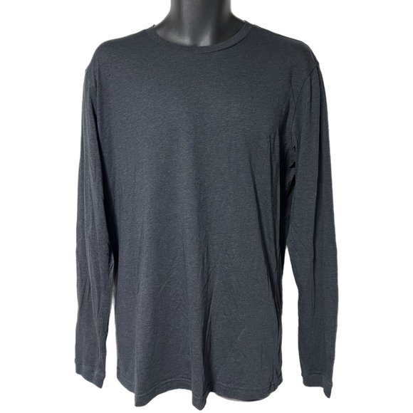 Son of a Tailor Long Sleeve Charcoal Gray Supima Cotton Shirt Men's XL - Picture 1 of 8